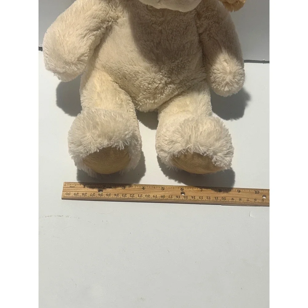Tempur-Pedic Plush Blonde Puppy Dog Mary Meyer Memory Foam Cream Tan Weight
